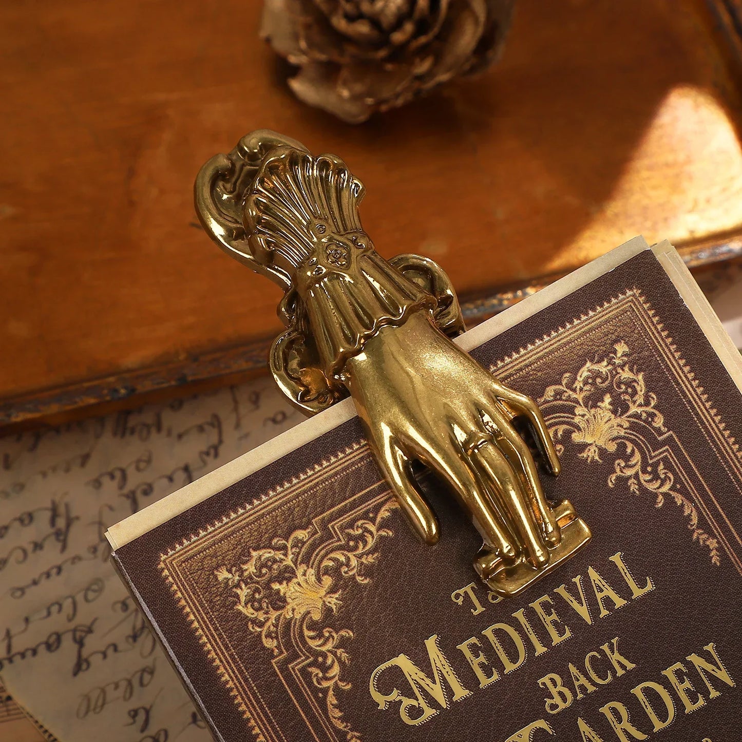 Pince à billet en métal vintage pour dame, pince à main en alliage, note de voyage ancienne, bricolage créatif, outils de journal, papeterie, 1 pièce