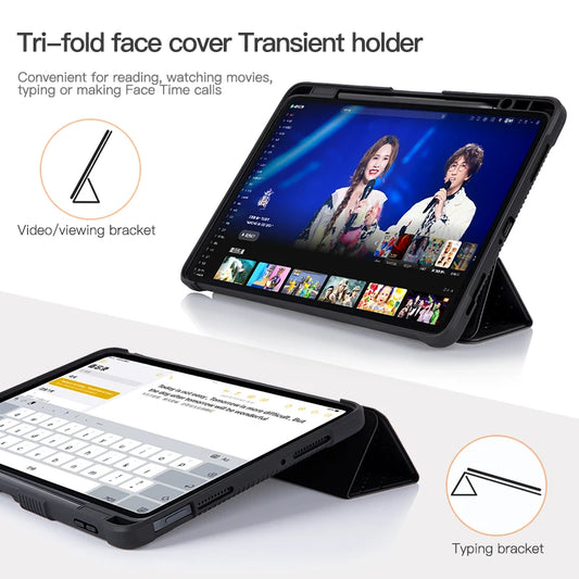 Étui magnétique avec porte-crayon pour Xiaomi