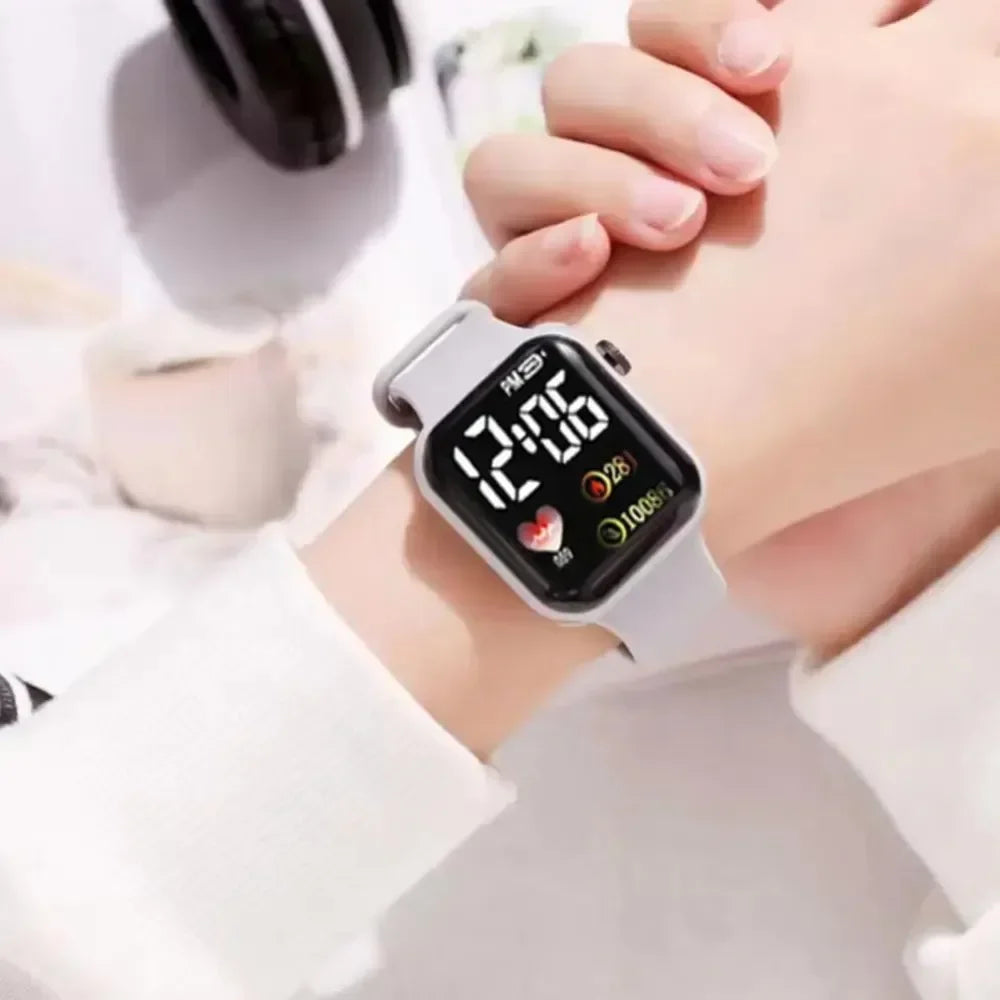 montres de sport LED Montre intelligente pour hommes femmes