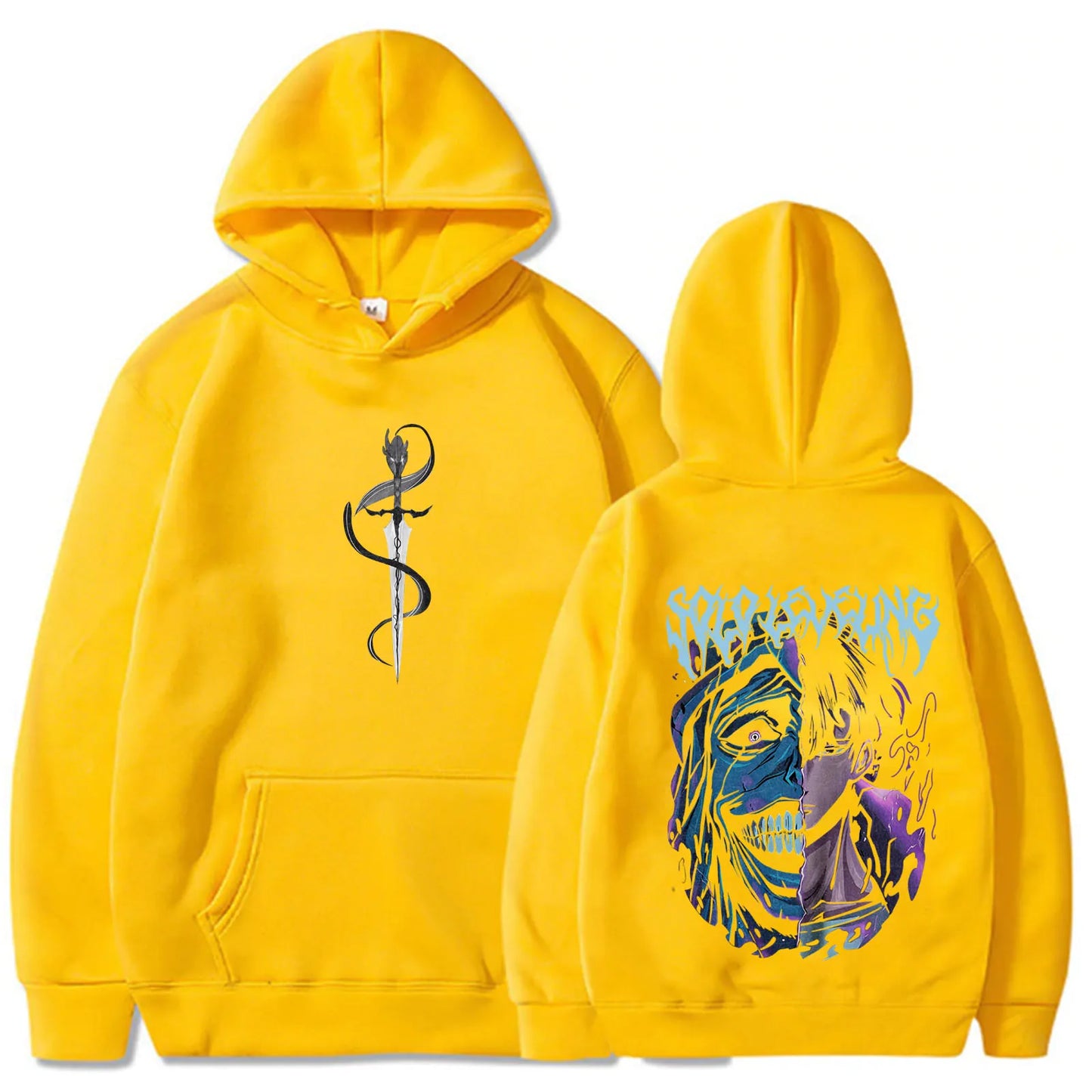 Solaire nivellement Statue de dieu sweat à capuche Sung Jinwoo sweat à capuche Anime t-shirts graphiques Anime sweats femmes hommes cadeau Streetwear