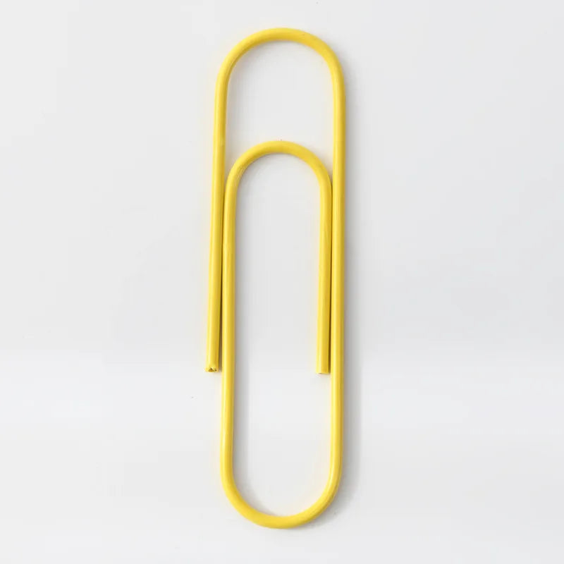 6 pièces Super grand trombone 10 cm 4 pouces couleurs assorties Jumbo grands clips de papeterie, grands Clips de documents de Journal géants