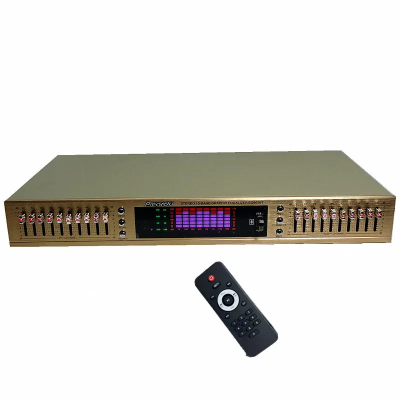 EQ665 égaliseur maison stéréo tuner double lycée basse Bluetooth HIFI haut de gamme audio amplificateur de son