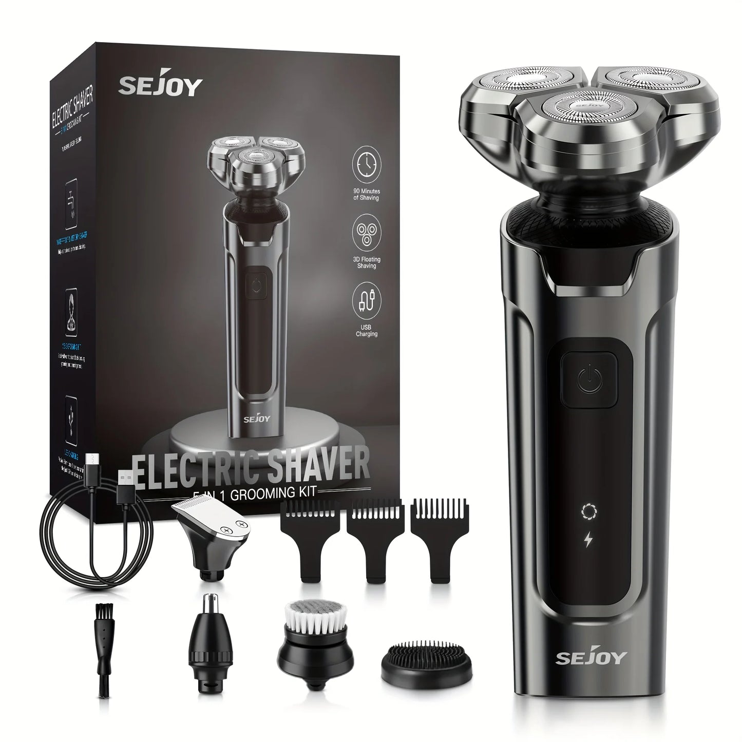 SEJOY 5 In1 ensemble tondeuse à cheveux électrique