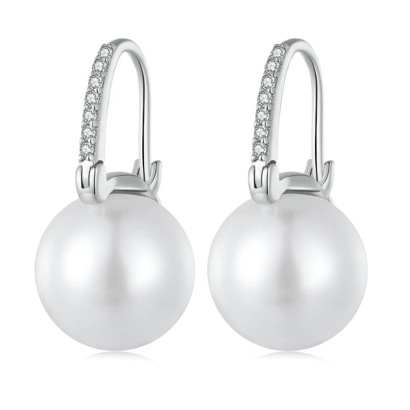 WOSTU mode chaude 100% 925 argent Sterling chanceux pour toujours boucles d'oreilles circulaires pour les femmes authentique Original bijoux cadeau
