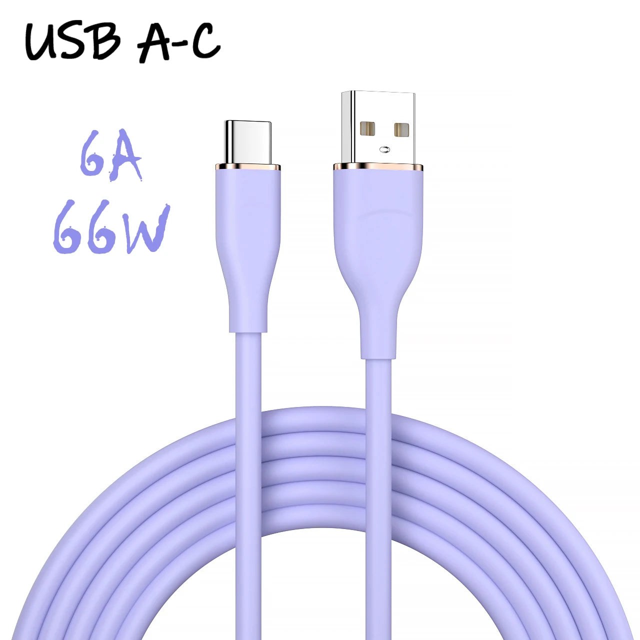 UGOURD câble de charge rapide USB-Type C à C en silicium liquide 66W USB vers C PD 60W 45W 27W