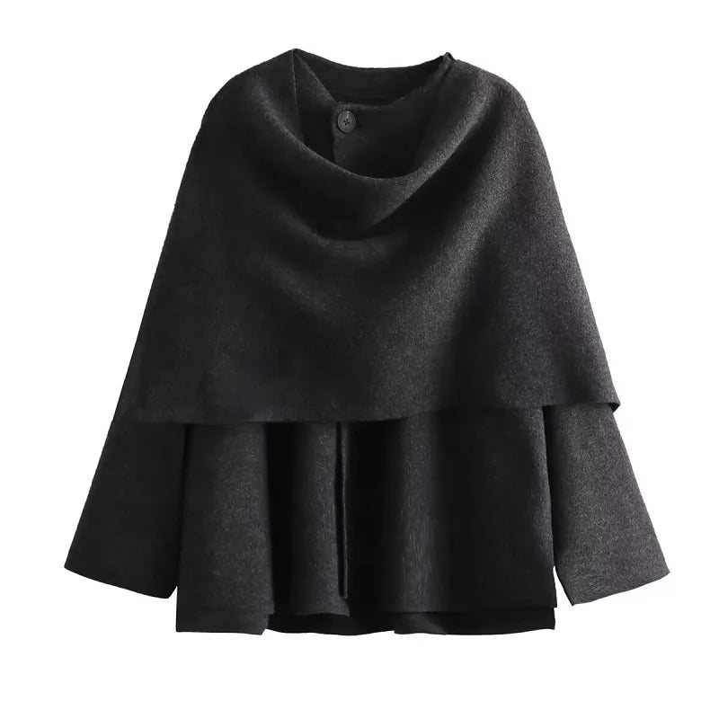 MUJER manteaux d'hiver pour femmes écharpe asymétrique
