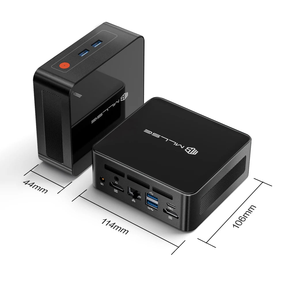 MLLSE G1 Pro Mini PC AMD Ryzen7 5700U DDR4 16GB RAM 512GB SSD WiFi6 BT5.2 Windows 11 Pro Mini ordinateur de bureau travail de jeu