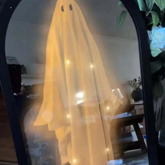 Miroir fantôme holographique pour Halloween, veilleuse, décoration d'horreur pour salle de maison, fournitures de fête d'halloween, accessoires de maison hantée