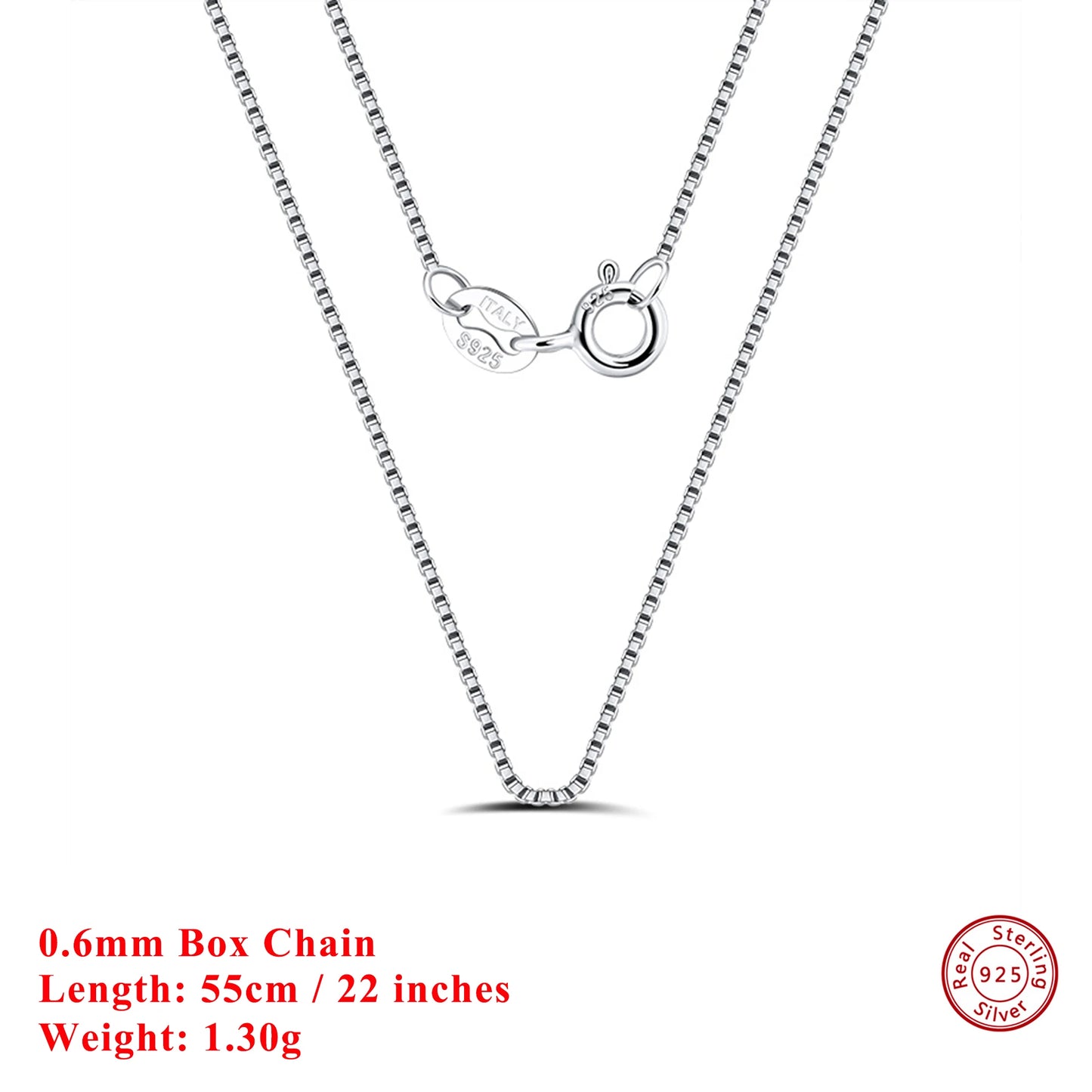 Effie Queen Chic 925 en argent Sterling chaîne de base ras du cou Simple collier bijoux exquis pour hommes et femmes tenue décontractée SC07
