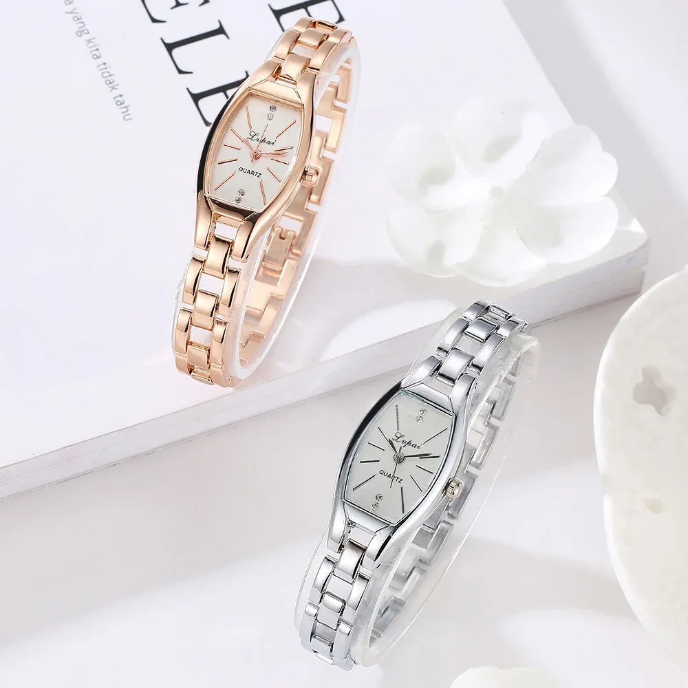 Nouvelle arrivée montres à Quartz montres en cristal or argent