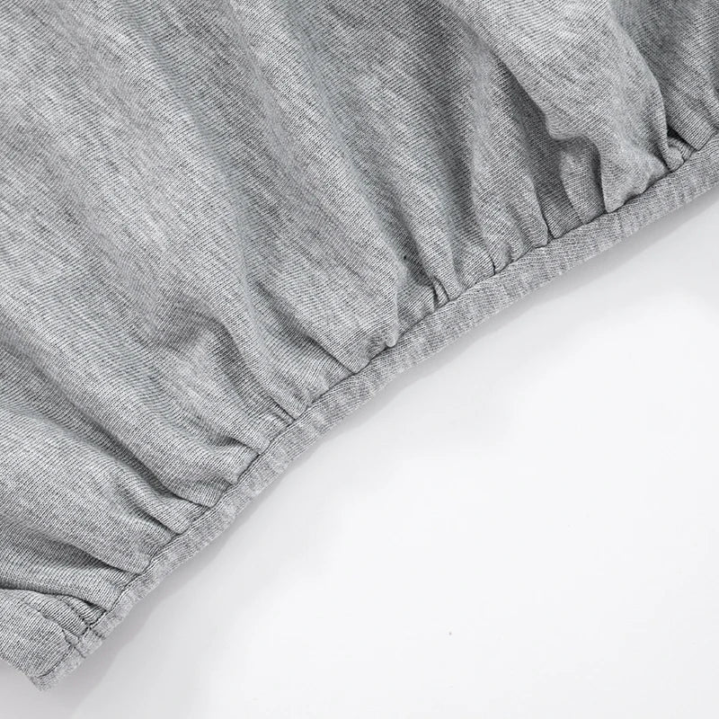 CUTENOVA femmes taille mince conception col en v couleur unie à manches courtes T-Shirt Sexy rétrécissement haut plissé mode polyvalent haut décontracté