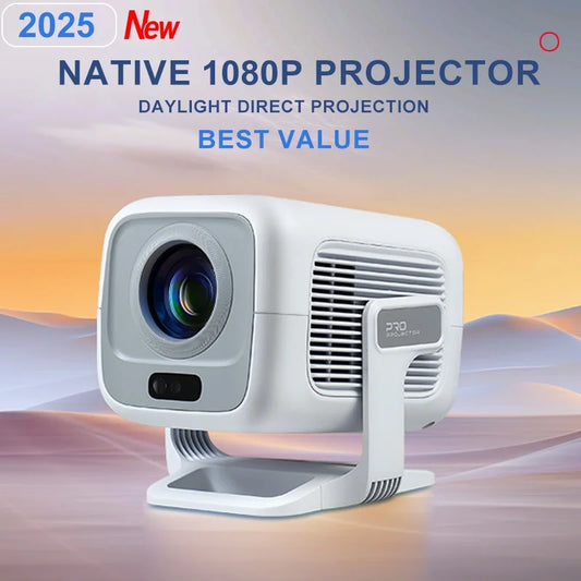 DITONG X3Plus HD projecteur natif 1080P prise en charge 4K WIFI6 BT5.4 projecteur Android mise au point automatique auto-keystone projecteur de cinéma maison