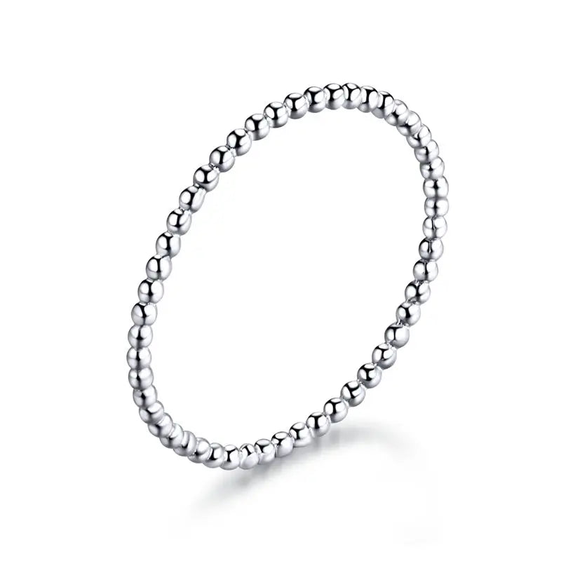 WOSTU-Bague empilable en argent regardé 100% pour femme, bijoux à la mode, cadeau original, souhait scintillant, chaud, 925, XCH7649