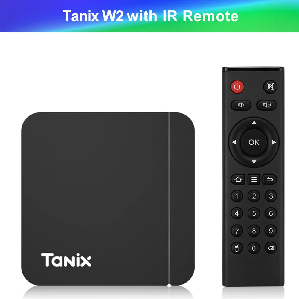 Tanix-Boîtier Smart TV W2 Amlogic S905W2, Android 11.0, Lecteur MultiXXL, Wifi, HDR, 10 + 4 Go, 32 Go, 2G, 16G
