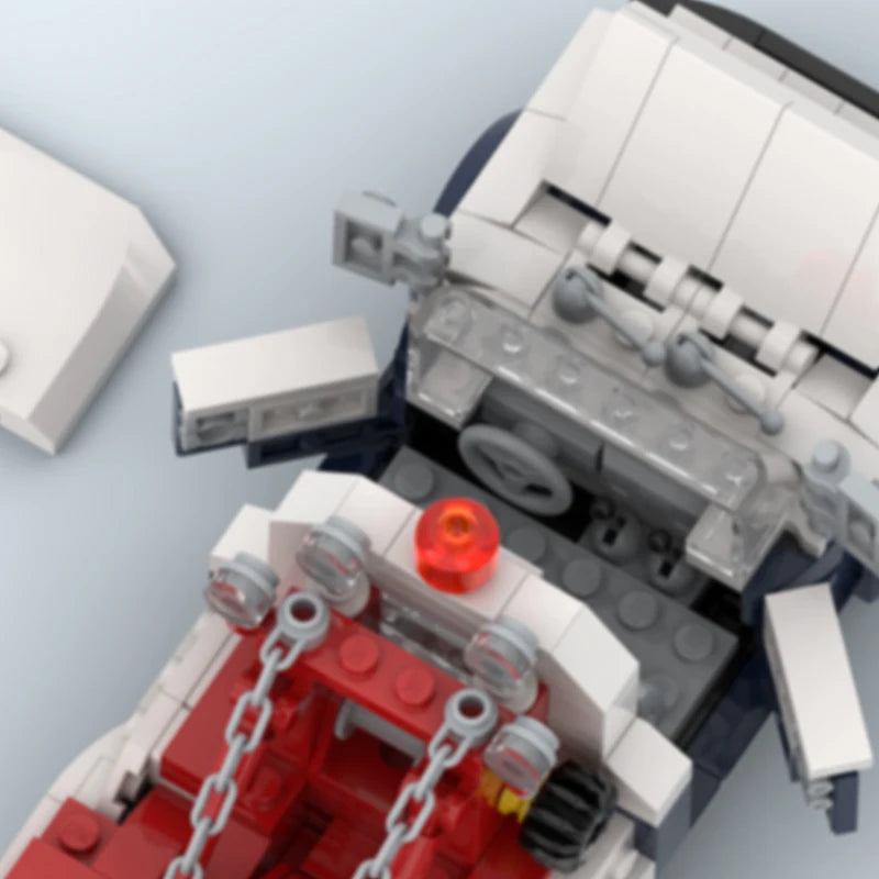 Modèle de voiture de ville Speed Champion pour enfants, briques de construction MOC, camion de remorquage F350, cadeaux technologiques modulaires, assemblage de vacances, jouets imbibés