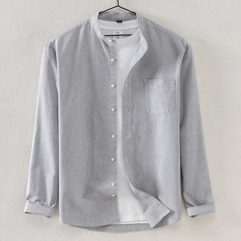 Chemises à manches longues pour hommes, style chinois, 100% coton, streetwear décontracté, médicaments, vêtements à la mode