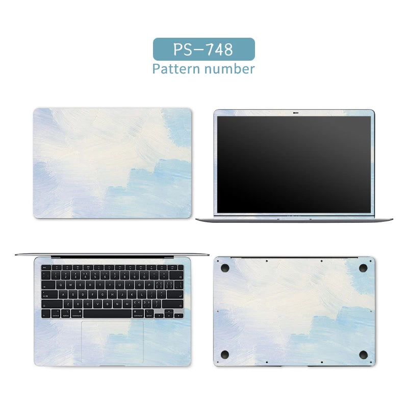 Autocollants Colorés en PVC pour Ordinateur Portable, Accessoire de Bricolage pour Macbook Pro/HP/Acer/Bali/Lenovo, 13, 14, 15.6, 17.3 Pouces