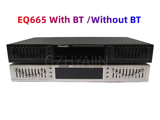 EQ665-Égaliseur Hifi Home EQ, mélangeur sincdouble 10 segments évités, aigus, Alto, régulation des basses avec Bluetooth, nouveauté