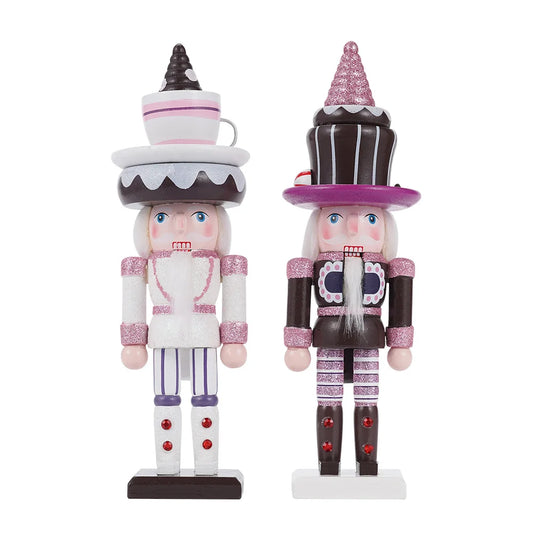 Soldat Casse-Noisette De Noël Pour Enfants, Gâteau Crème, Artisanat En Bois, Marionnette, Beurre, Ornement De Bureau, Nouvel An, Décoration De La Maison, Cadeau