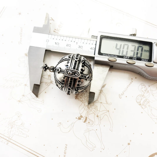 Pendentif Kingdom Of Dreams Orb pour hommes et femmes, bijoux de marque, accessoires européens, argent regardé 925, cadeau rebelle vintage