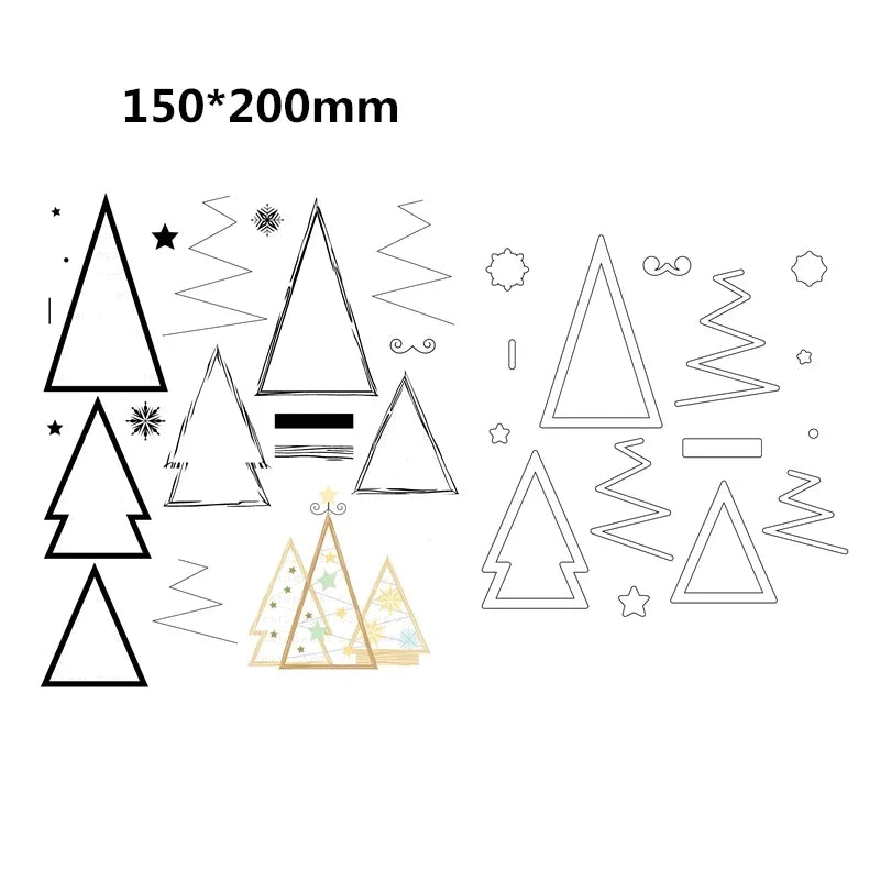 Timbres transparents de vacances de Noël, matrices de découpe, papier de scrapbooking, houx exécutif, décoration de boîte-cadeau, cadres, artisanat de cartes