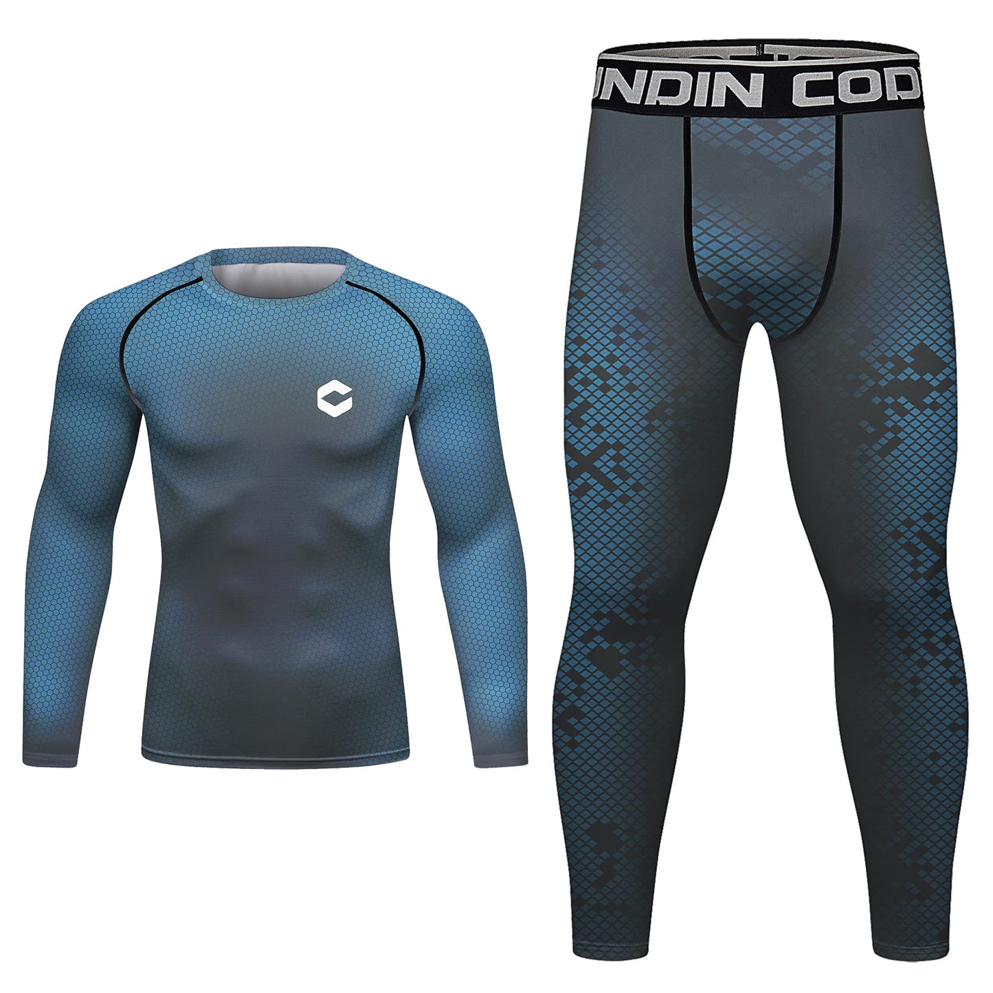 Ensemble d'entraînement de kickboxing pour hommes, survêtement bleu, maillot de bain anti-uv, short Rashguard + MMA, Jujitsu BJJ, pas de kits Gi, prix de gros