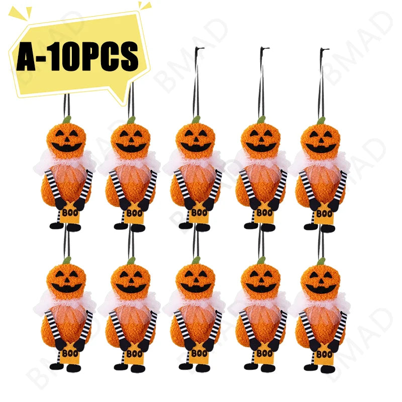 Pendentif décoratif suspendu pour Halloween, citrouille, chat noir, fantôme, crâne, ornement pour fête, jour des morts, décoration d'halloween pour la maison