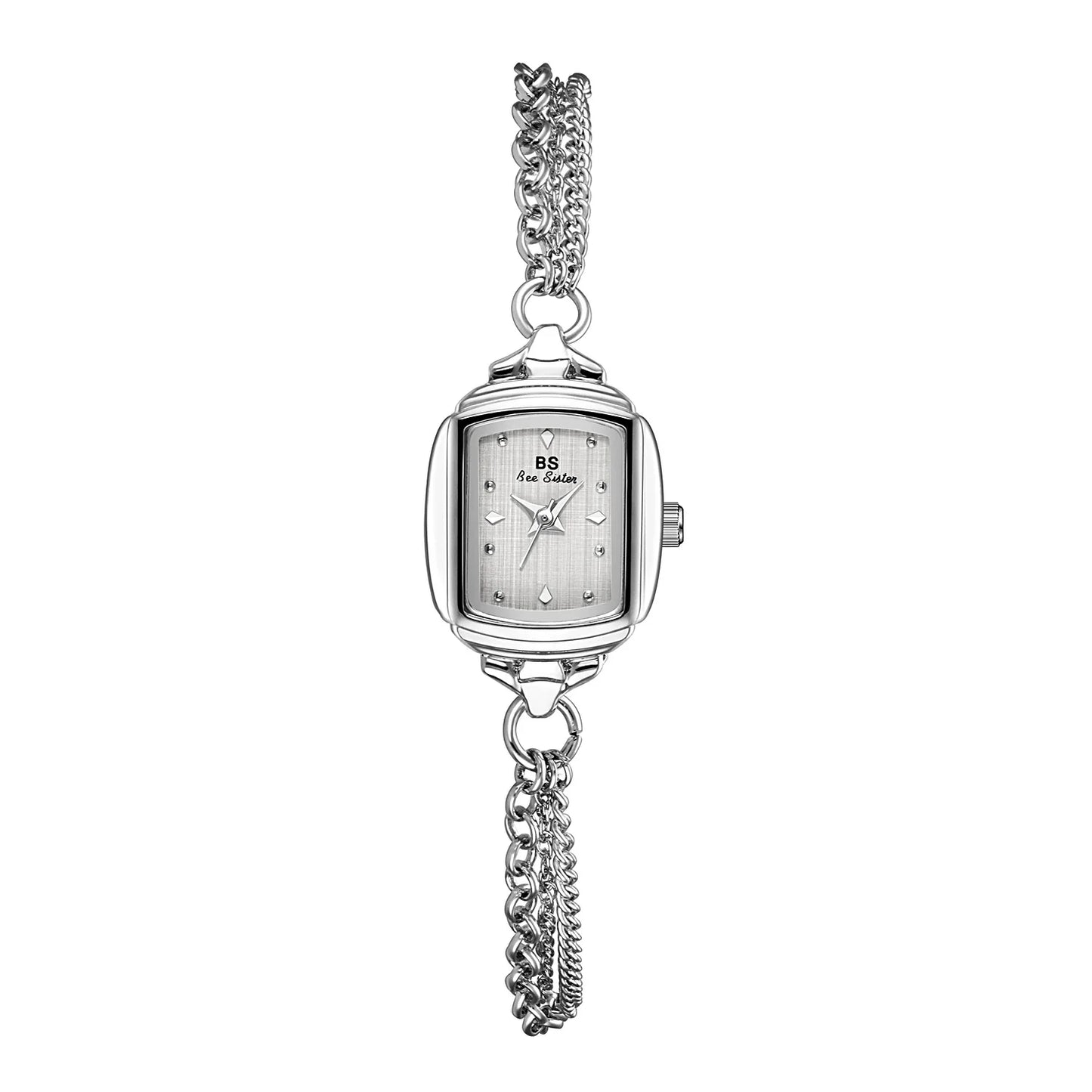 montres Simple Bracelet bleu clair petite montre pour femmes Original argent Quartz