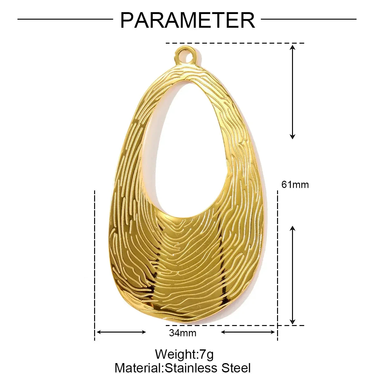 3 pièces/lot géométrique en acier inoxydable disque goutte d'eau boucle d'oreille breloques secteur fleur collier à faire soi-même pendentifs femmes étoile coeur bijoux