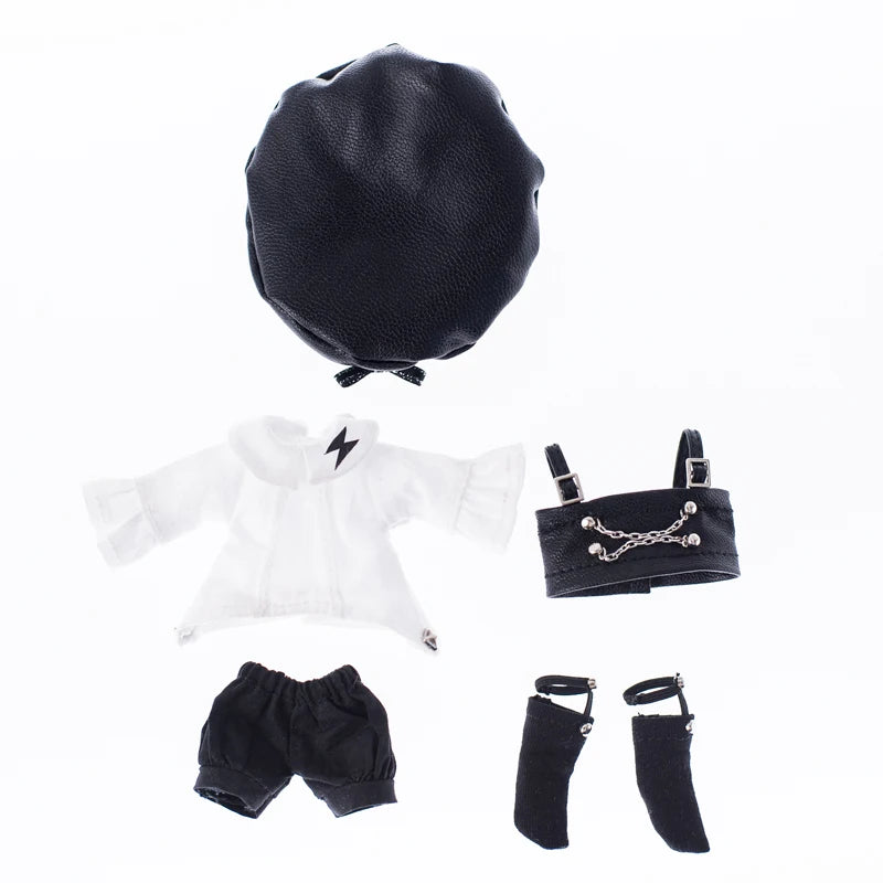 Ensemble de vêtements de style doux et cool, obitsu11, gSC Molly, tambours YMY 1/12 BJD 9, chapeau, chemise, pantalon, chaussettes, accessoires vestisens
