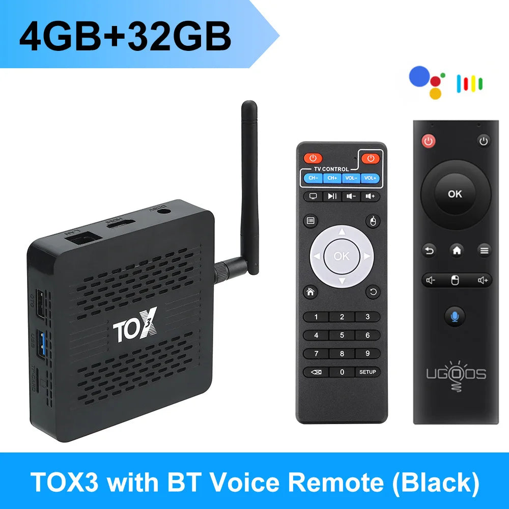 TOBERY Amlogic S905Tage Smart TV Box Android 11 4GB/32GB 2 Steroids R 1000M Wifi BT4.1 Support AV1 4K Set Top Box Wholesale