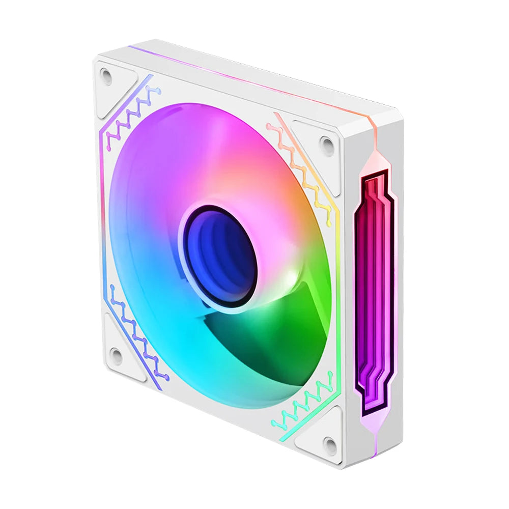 Aigo PC boîtier ventilateur Gamer ordinateur 120mm RGB Kit ventilateurs 4PIN PWM refroidisseur d'eau CPU ventilateur de refroidissement 3pin5v espace illimité Argb ventilateur