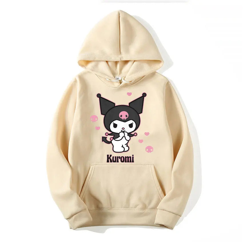 Sweats à capuche Sanurgente Kuromi pour hommes et femmes, Harajuku Streetwear, Chemisier Chester, Sweats à capuche amusants, Mode, Loisirs, Y, Extérieur, PVD