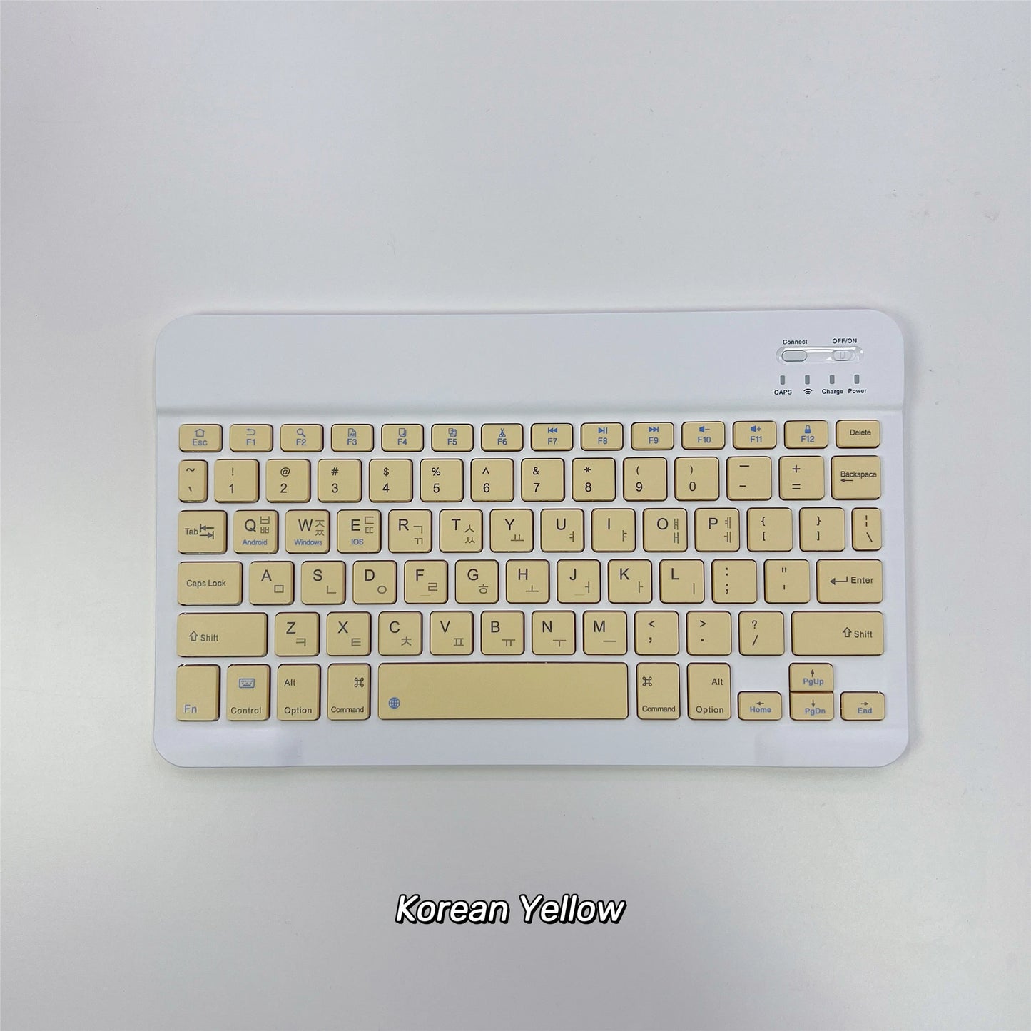 Clavier Bluetooth ultra-fin de langue coréenne à 78 touches