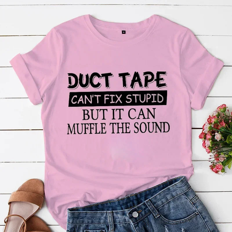 T-shirt humoristique pour femmes, Industries castique, humoristique, à la mode