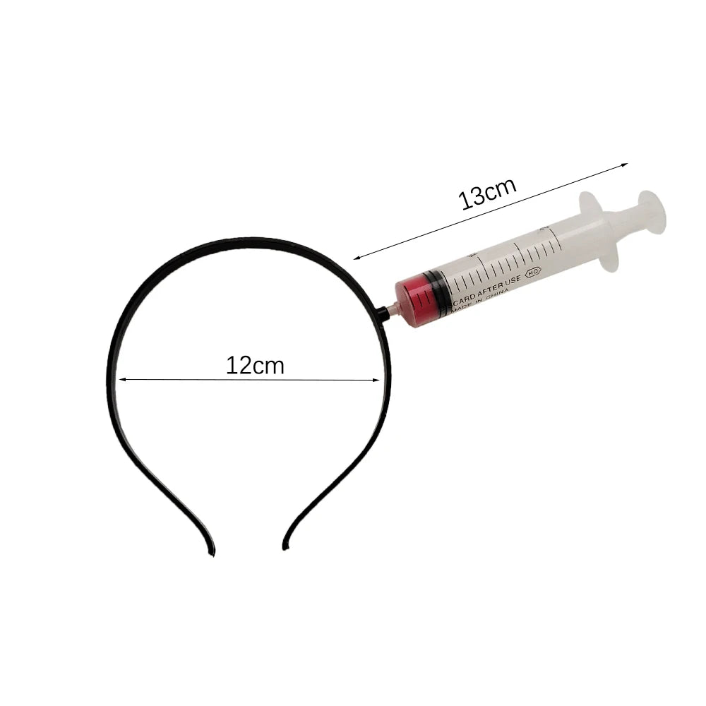 Accessoires de décoration d'halloween, cerceau pour cheveux, sang d'horreur, faux hache, couteau, bandeau gothique, mascarade de fête d'halloween, accessoire de Cosplay