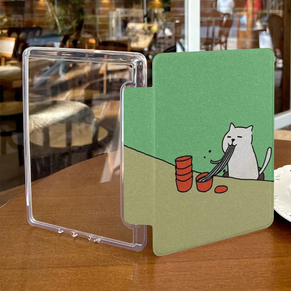 Étui Kindle coque arrière en acrylique avec dragonne