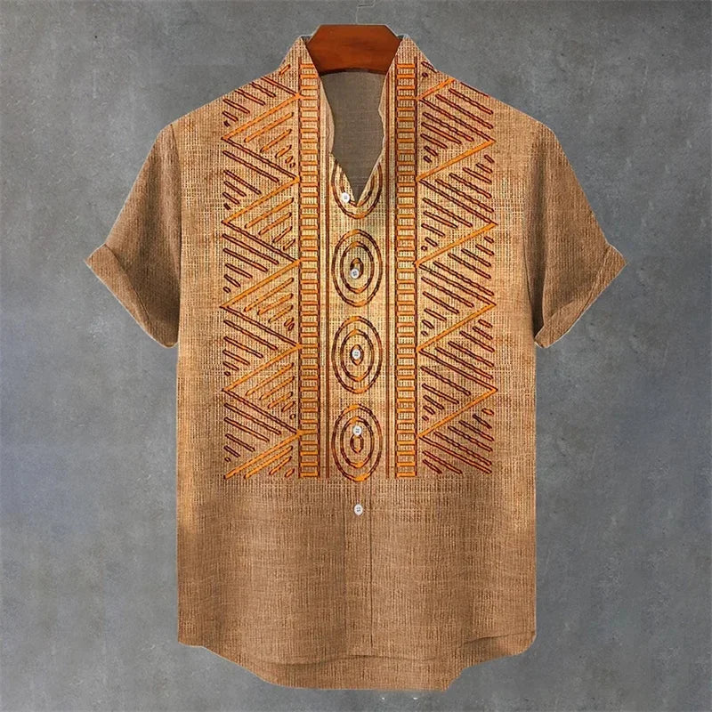 Chemise à manches courtes pour hommes, motif Design de mode printemps/été 2021, chemise imprimée numérique HD en 3D, mode jeunesse