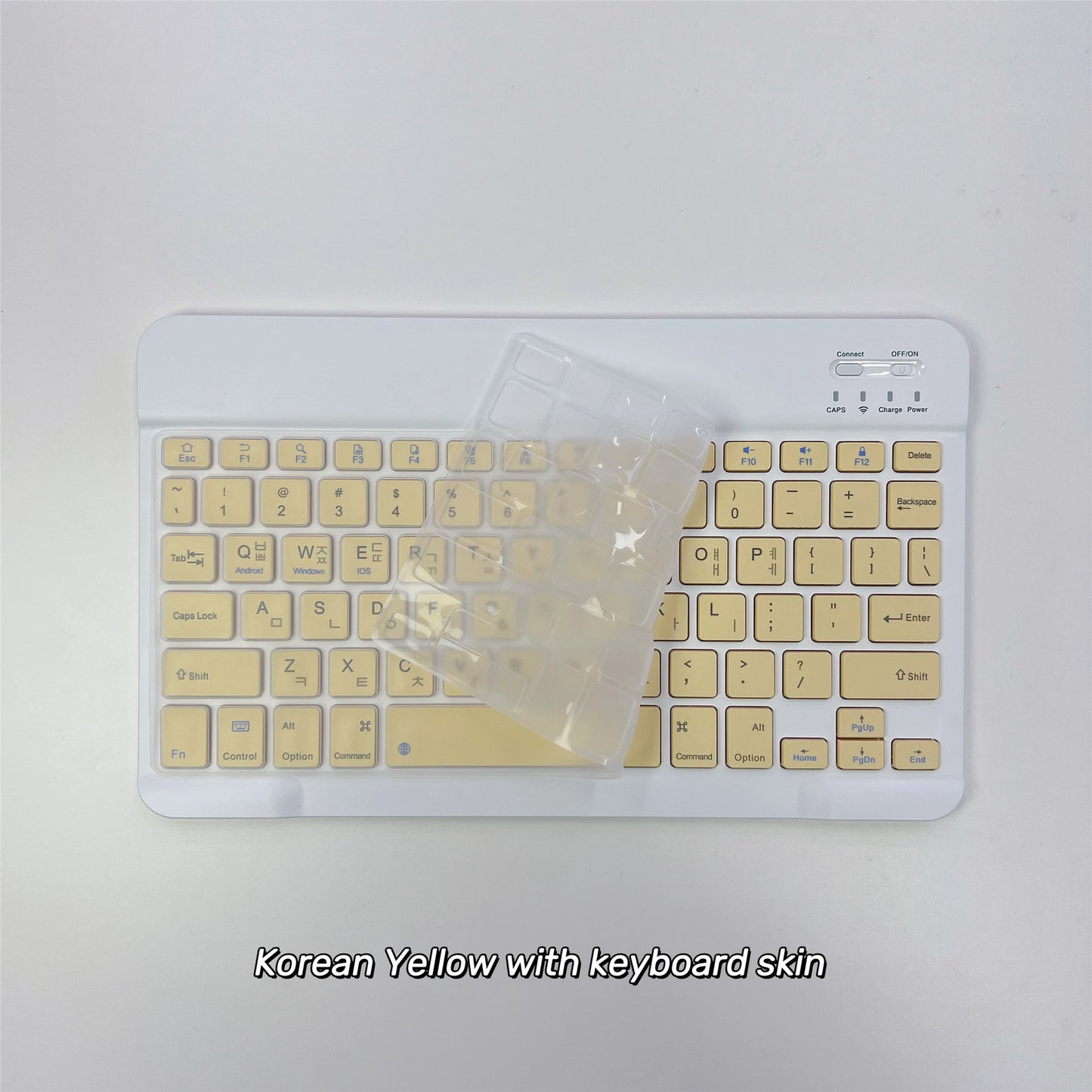 Clavier Bluetooth ultra-fin de langue coréenne à 78 touches
