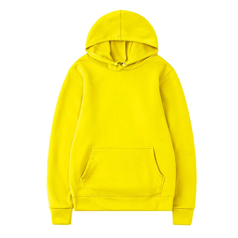 Nouvelle mode hommes sweats à capuche femmes pull printemps automne sweat à capuche décontracté sweats à capuche de couleur unie surdimensionné noir sweat F