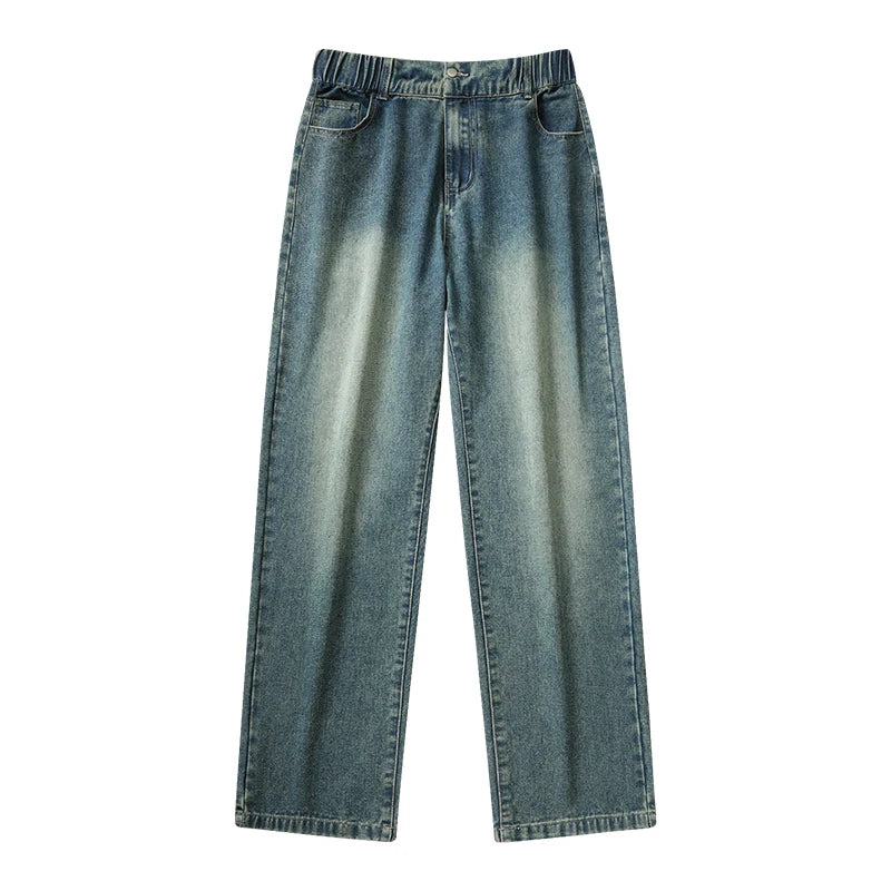 Jean surdimensionné pour hommes, pantalon Extra Long, longueur au sol, épais, 115cm, 110cm, jambes droites, 190cm, automne