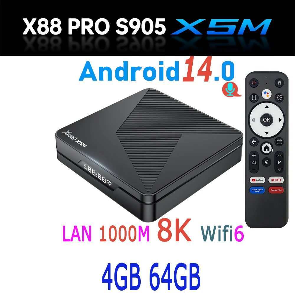 Smart TV Box X88 PRO X5M