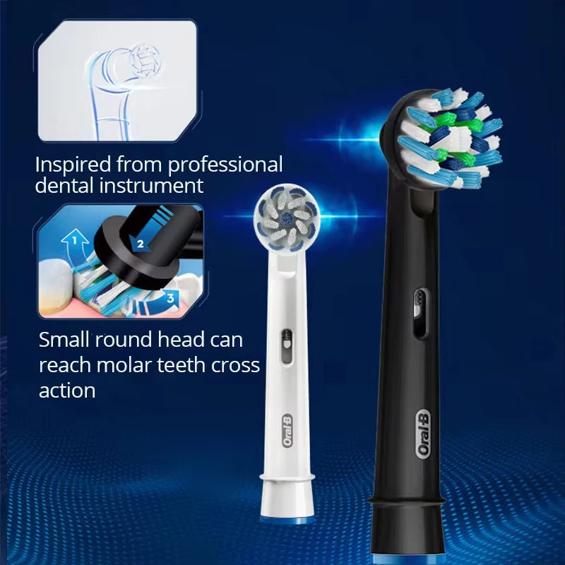 Brosse à dents électrique Oral B originale PRO 4000, capteur de pression 3D, nettoyage quotidien des gencives, soins de blanchiment, Modes douces et sensibles