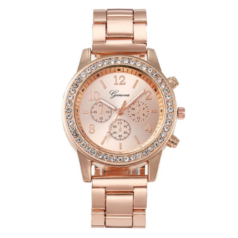 Montres pour femmes 5 pièces strass femmes montre à Quartz
