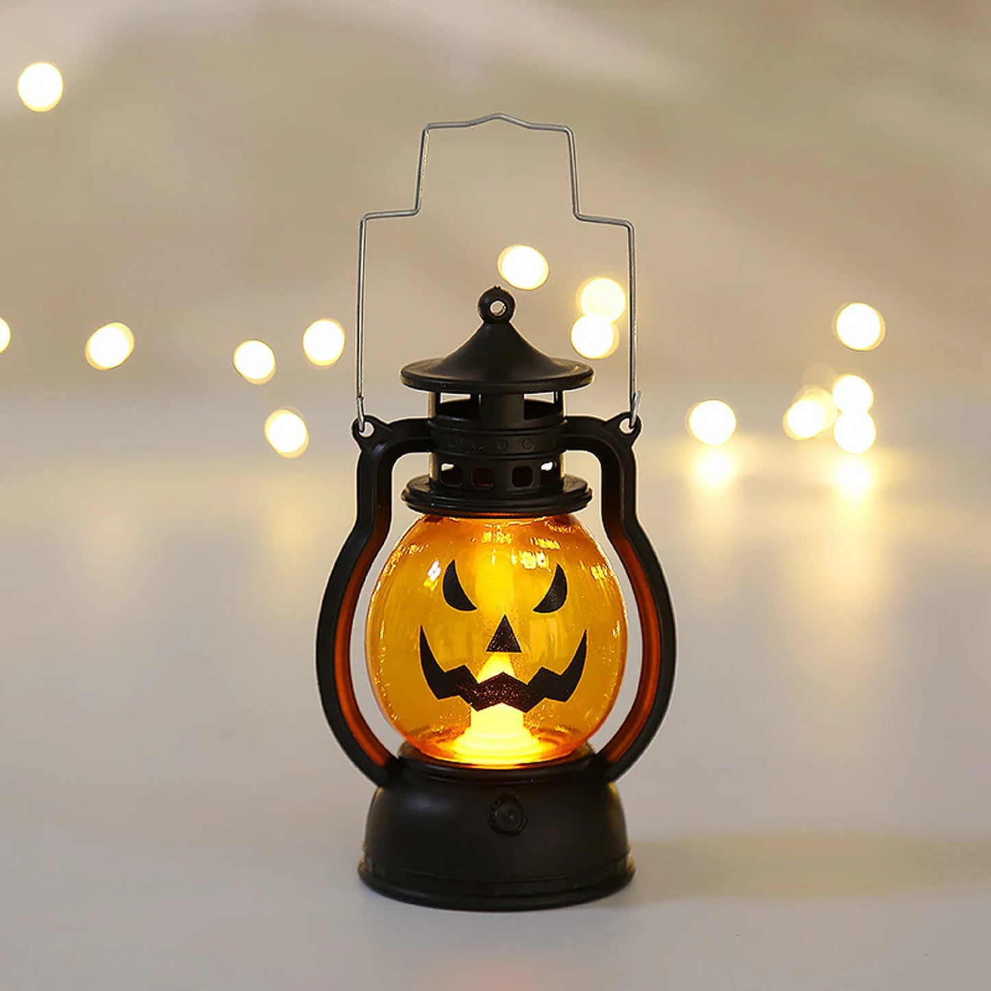 Lampe à Huile LED pour Halloween, Bougie d'Avertissement Électronique, Lanterne, Accessoires de ix, Ornements Shoes
