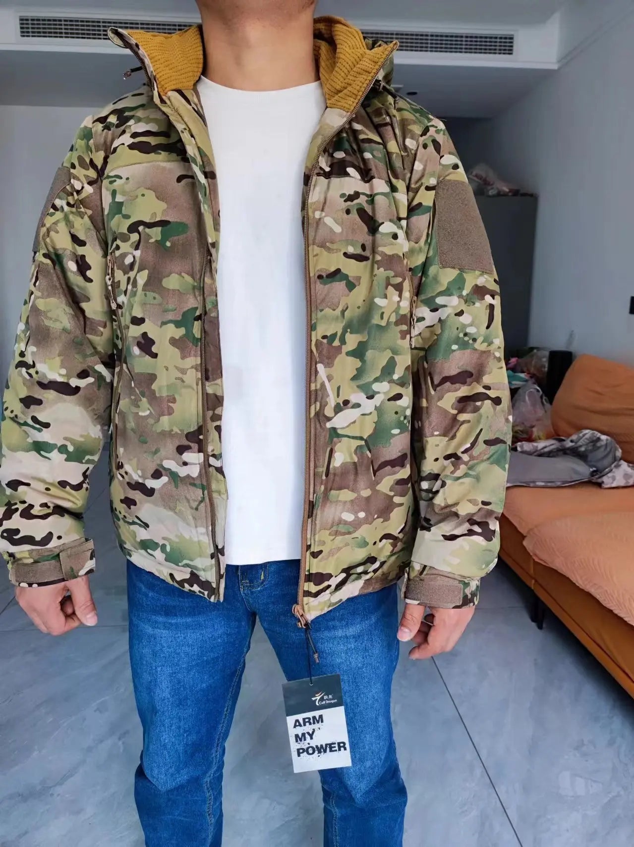 Veste d'hiver de niveau 7, doudoune tactique militaire pour hommes, coupe-vent chaud et imperméable, manteau Parkas de chasse et de randonnée, armée