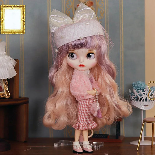 Vêtements kimono de poupée Blyth faits à la main, vêtements de poupée Blyth OB22 24, oreilles de lapin, robe de princesse pour Ymy Licca Azones Ob24 Ob27 Fr