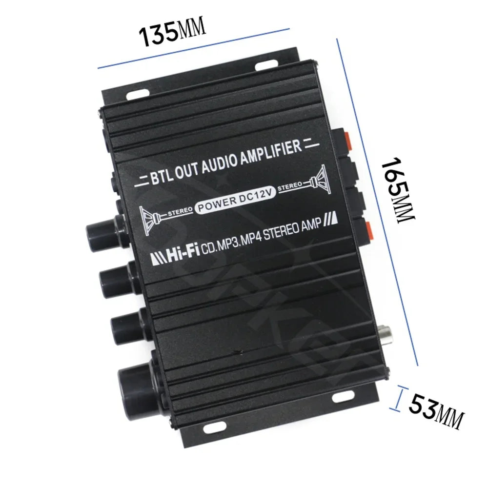 WOOPKER-Amplificateur de son pour système audio-visuel domestique, lecteur multimédia de basse de médailles numériques stéréo, amplificateur de puissance HiFi, AK390, BT 5.0, 800W