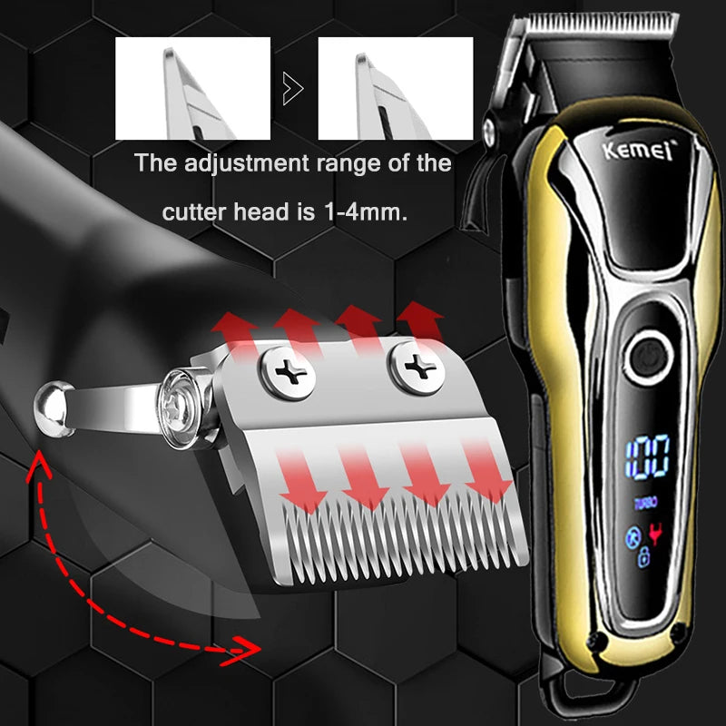Kemei KM-1990 Tondeuse cheveux professionnelle