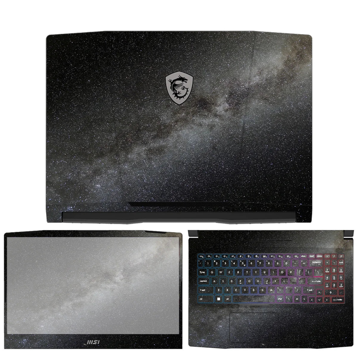 Autocollant en vinyle pour MSI Modern 14 Pulse 15 B13V Stealth 14 Studio Katana 15 Crosshair 15 furtif 15m Prestige 14 15